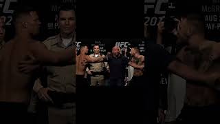 Conor McGregor face off.. #ufc #mma #mindset #faceoff