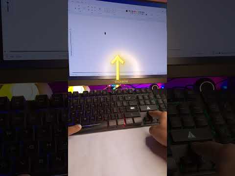 Ms Paint Trick!  #asmr #computer #windows #keyboard #tricks #gaming #mspaint