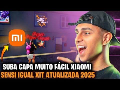 SENSI 2025 🥵⚙️ a MELHOR SENSIBILIDADE COM E SEM DPI PARA XIAOMI NOVA ATUALIZAÇÃO FREE FIRE