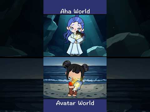 #ahaworld #avatarworld ❤️💙 I love you 😭 #tocaboca #animation #fyp #nezha