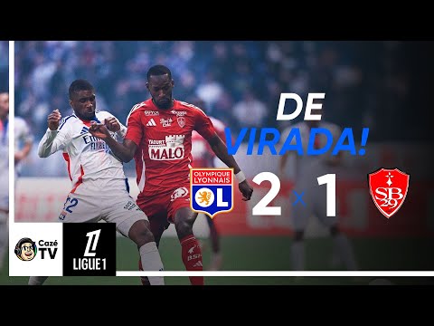 MELHORES MOMENTOS: LYON 2 X 1 STADE BRESTOIS | RODADA 24 | LIGUE 1 2024/25