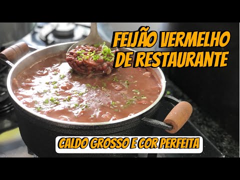 O FEIJÃO VERMELHO QUE FAZ SUCESSO COM MEUS CLIENTES - feijão de restaurante