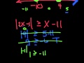 Solving Absolute Value Inequalities