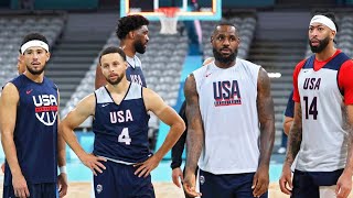 USA Basketball Team Training Before Olympics In Paris