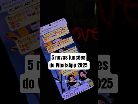 5 NOVAS FUNÇÕES QUE CHEGOU NO WHATSAPP 🎉 NOVAS FUNÇÕES 2025