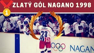✅🚩Nagano 1998 Petr Svoboda ZLATÝ GÓL