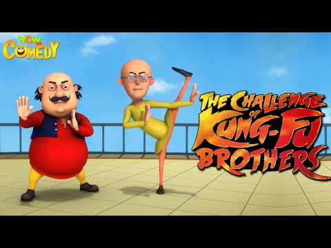 Motu Patlu in Hindi | The Challenge of Kung Fu Brothers Movie | Animated Movies | Wow Kidz Comedy