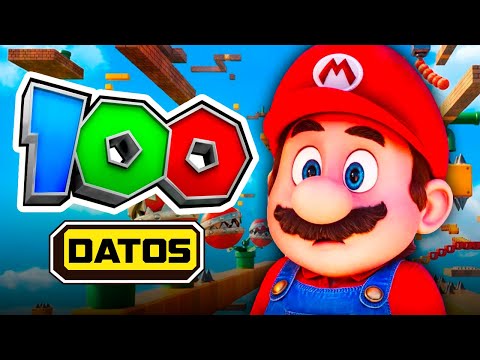 100 DATOS de SUPER MARIO BROS LA PELICULA (2023) 🍄👑