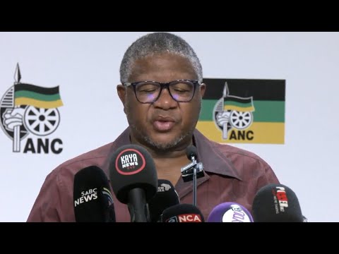 SG Fikile Mbalula Addresses Media On ANC NEC Meeting Outcomes