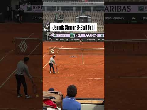 Jannik Sinner training- Roland-Garros 2025 🦊👊