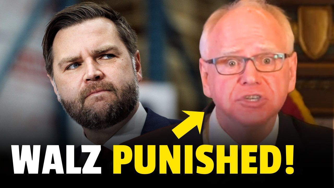 Tim Walz TAKES BRUTAL HIT After JD Vance UNCOVERS MASSIVE Medical Fraud