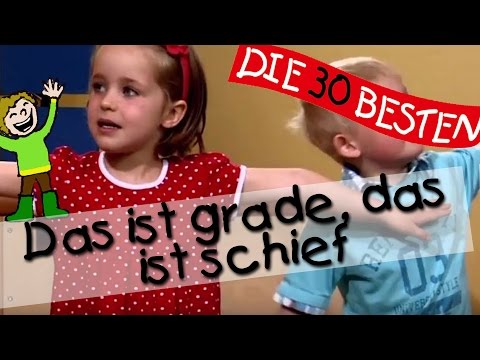 👩🏼 Das ist grade, das ist schief - Singen, Tanzen und Bewegen || Kinderlieder