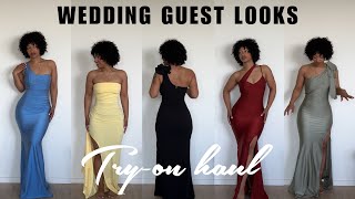 WEDDING GUEST TRY-ON HAUL | @FashionNova