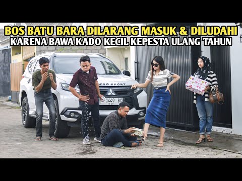 BOS BATU BARA DILARANG MASUK & DILUDAHI SAAT KE PESTA ULANG TAHUN PACARNYA KARENA BAWA KADO KECIL