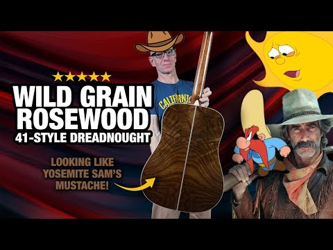 Wild (Wild West) Grain Rosewood Compared to Standard Rosewood – Martin D41 Battle!