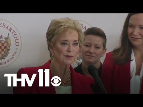 YouTube video thumbnail: U.S. Education Secretary Visits Arkansas