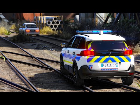 [GTA 5] COURSE POURSUITE SUR LES RAILS DE TRAIN🚔| LSPDFR #1235