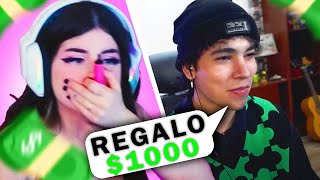 Abby REACCIONA A "el que me haga reír le doy $1000" de Spreen
