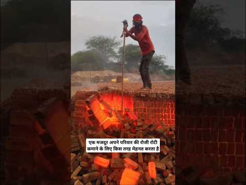 यह देखिए एक मजदूर किस तरह से मेहनत करता है। #haryana #punjab #india #delhi #news #delhinews