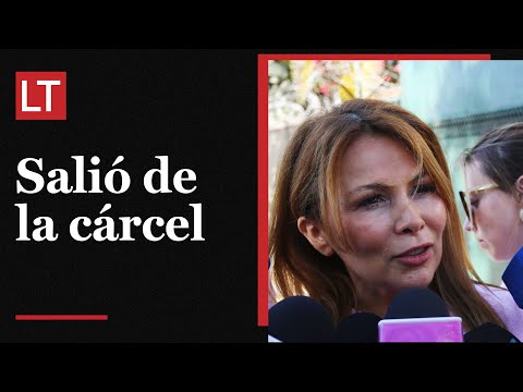 Esto dijo Cathy Barriga al salir de la cárcel (y quedar con arresto domiciliario)