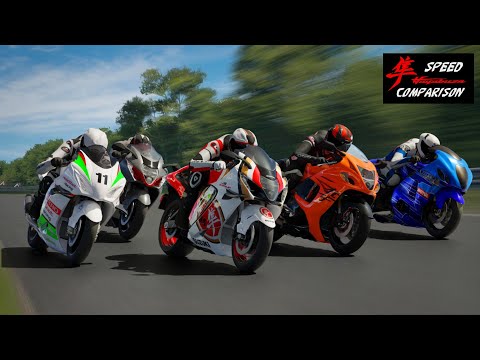 Hayabusa SPEED Evolution Comparison | FASTEST Hayabusa SPEED Comparison