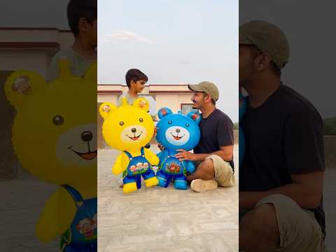Manu Ke Leye 2-2 Teddy Bear Aa Gye 🐻😂 #shorts #comedy #manishsaini