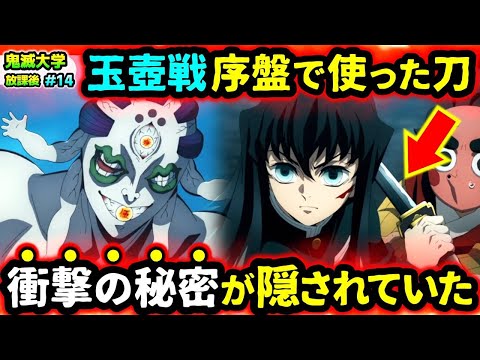 【鬼滅の刃】玉壺戦で無一郎が使った刀の秘密？うこぎの言葉がわからない善逸はどうやって任務に行った？など視聴者の疑問に回答！（柱稽古編/刀鍛冶の里編/遊郭編/鬼滅大学）