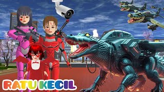 Yuta Mio Panik CCTV Merekam Pasukan ANOMALI BOMBARDIRO CROCODILO di Sakura😱| Sakura School Simulator