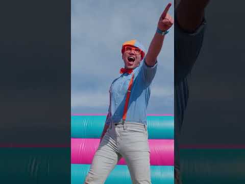 Could You SURVIVE This Ball Pit?! 🤿🎉 | #shorts #blippi #ballpitchallenge #funforkids #kidstv