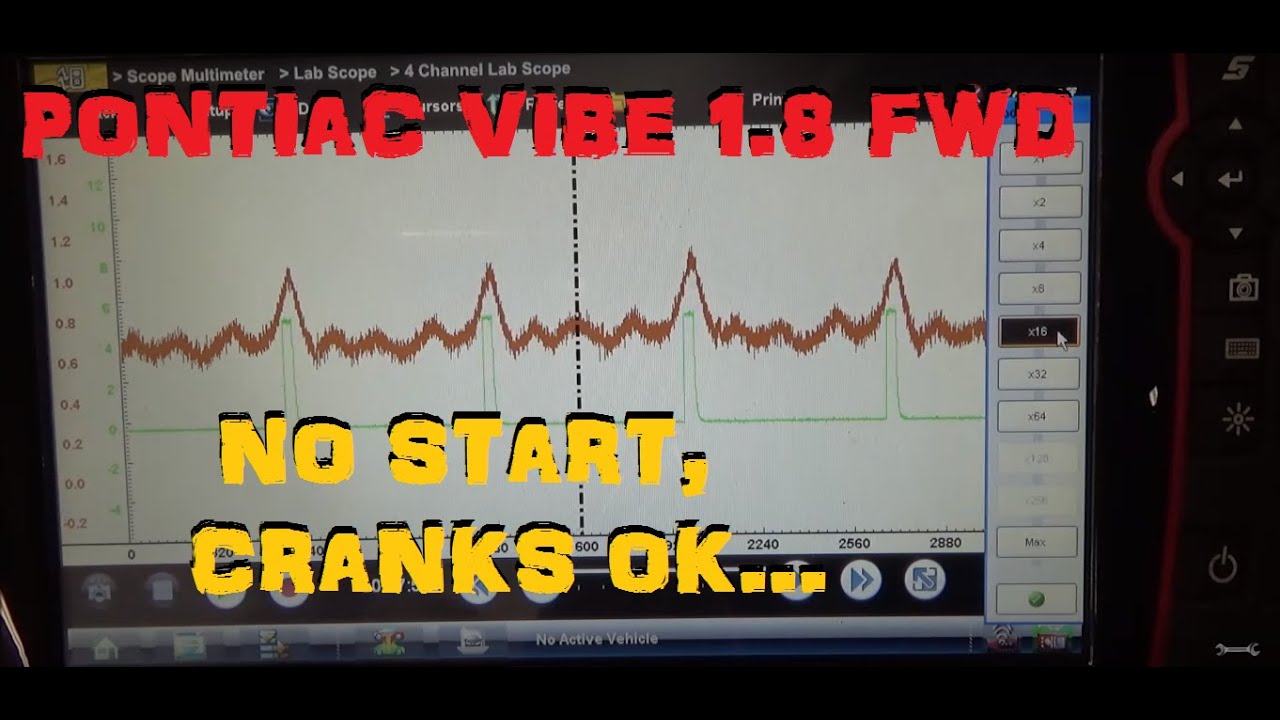 2005 Pontiac Vibe 1. 8 No Start Cranks OK - Part 1