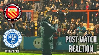 Warrington Rylands (H - Play-Off SF) - Post-Match Reaction