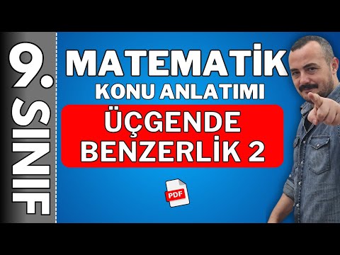 9.Sınıf  benzerlik| 9 matematik eşlik benzerlik konu anlatımı 2 | 🚩PDF 🚩