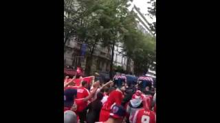 Switzerland fans on tour in Paris