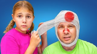 Les enfants apprennent les premiers secours lorsqu'ils se blessent