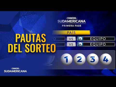 LAS PAUTAS DEL SORTEO DE LA FASE PRELIMINAR DE LA CONMEBOL SUDAMERICANA 2025