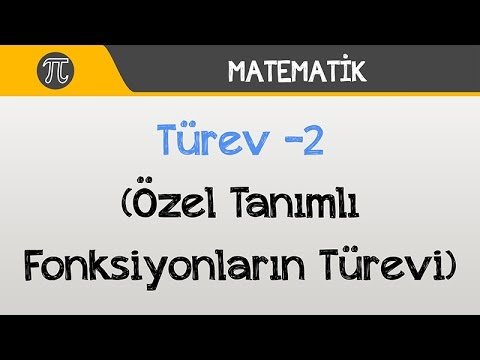 Türev - (Türeve Giriş -2) | Matematik | Hocalara Geldik