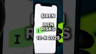 Learn about IREN's Biggest Business Risks 📉🚨 #finance #secfilings #investing #LearnStocks