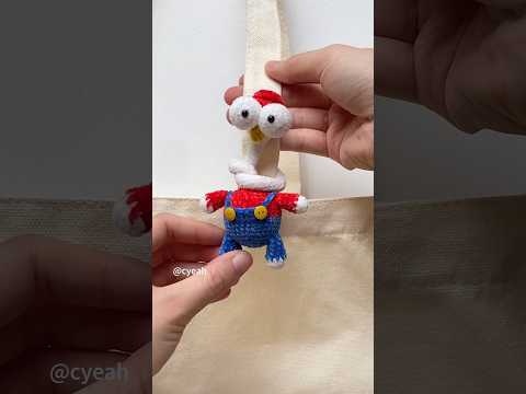 Crochet longneck bag goose #crochetlove #handmade #goose #bagcharm #bag #crocheting  #crochet