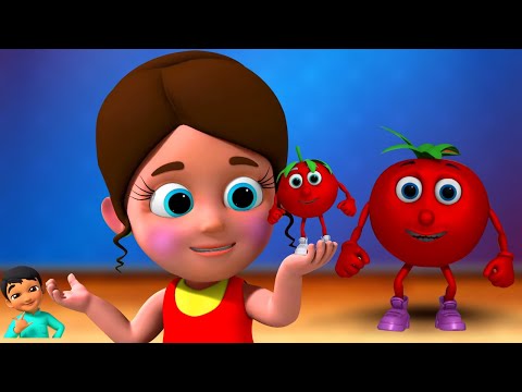 Laal Tamatar Poem in Hindi | लाल टमाटर | Hindi Rhymes and Cartoon Videos