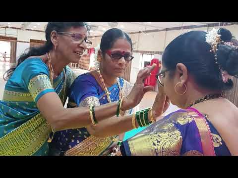 #sareevlog🌹 haldi Kumkum program || हल्दी कुमकुम का कार्यक्रम आयोजित किया गया 🌺#viralvideo#trending