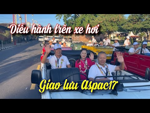 SH.10660. Giao lưu văn hóa và Thị trưởng thành phố Bali indonesia chiêu đãi tiệc ASPAC 17.