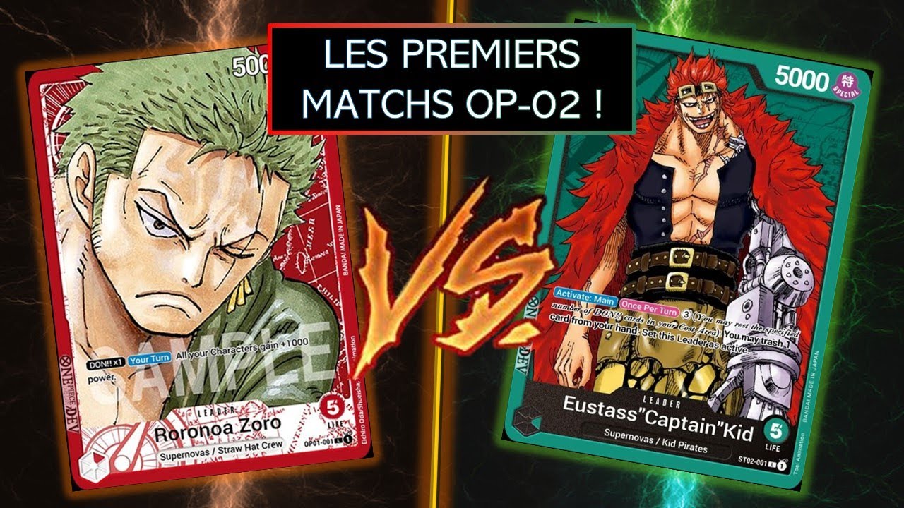 [One Piece TCG - Gameplay FR] Japon - Enorme bagarre Zorro vs Kid !