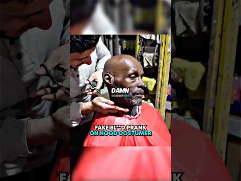 Fake Bl**d Prank On Hood Customer