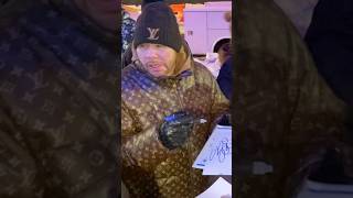 Fat Joe aka “Joey Crack” signing autographs at MSG before a knicks game! #FatJoe