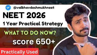 11th Wasted🥹NEET 2026- What to do Now ? | Ultimate Backlog Strategy