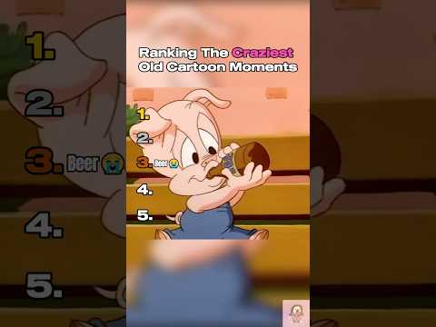 Craziest Old Cartoon Moments #ranked #funny #tiktok