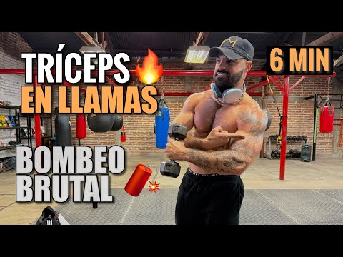 TRICEPS en Llamas: La Rutina de TRICEPS Más INTENSA en 6 Minutos🔥