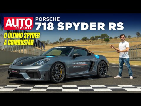 Aceleramos o ÚLTIMO PORSCHE 718 SPYDER RS a combustão ANTES DE VIRAR ELÉTRICO