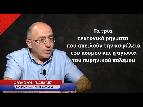 Τα τρία τεκτονικά ρήγματα που απειλούν τον κόσμο και η αγωνία του πυρηνικού πολέμου- Θ.Ιγνατιάδης