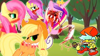 FNF Infections Aus-Leaked Rebuild 1.5 | My Little Pony Parasite Fluttershy, Applejack (MLP MOD)